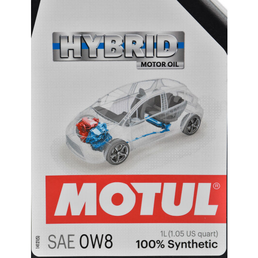 Моторное масло Motul Hybrid 0W-8 1 л на Ford Ranger