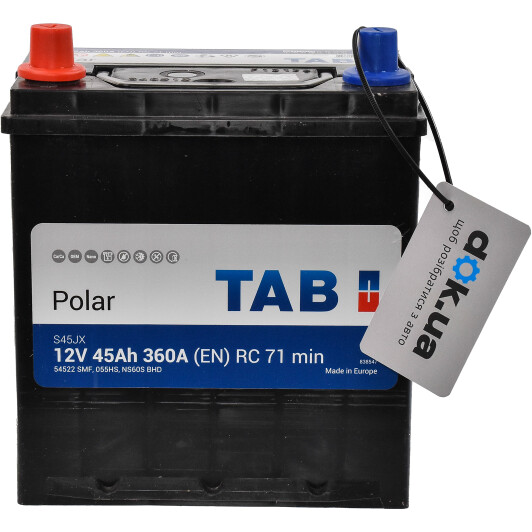 Аккумулятор TAB 6 CT-45-L Polar S JIS 246545