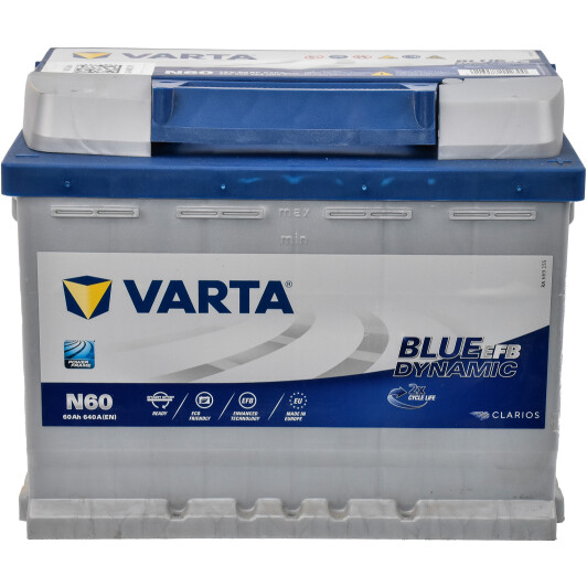Аккумулятор Varta 6 CT-60-R Blue Dynamic EFB 560500064