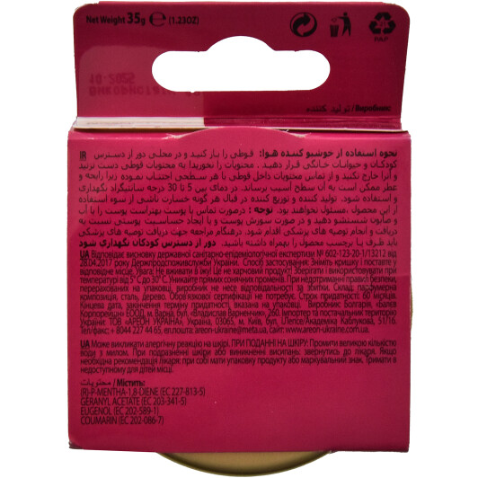 Ароматизатор Areon Ken Anti Tobacco 35 г