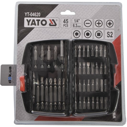 Набір бит з тримачем Yato YT-04620 44 шт.