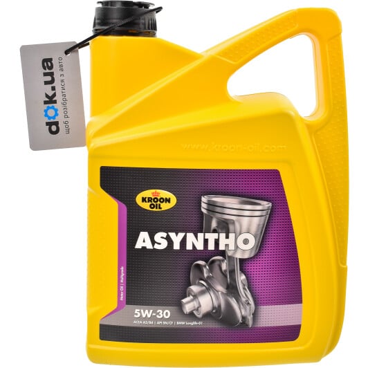 Моторна олива Kroon Oil Asyntho 5W-30 для Hyundai Atos 5 л на Hyundai Atos