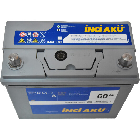 Аккумулятор Inci Aku 6 CT-60-R Formul A Asia NS60060043010