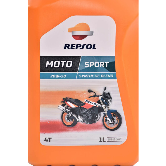 4T Repsol Moto Sport 20W-50, 1 л (RP180Q51) моторна олива 4T 1 л