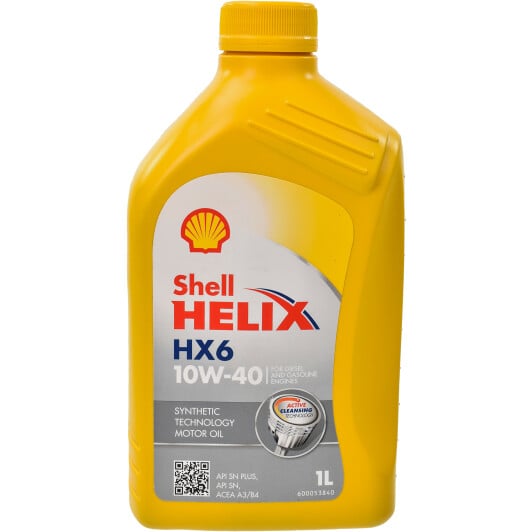 Моторна олива Shell Helix HX6 10W-40 1 л на Hyundai Genesis