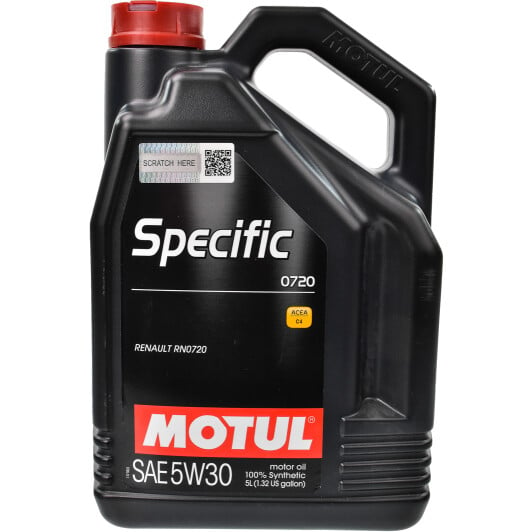 Моторное масло Motul Specific 0720 5W-30 5 л на Fiat Multipla