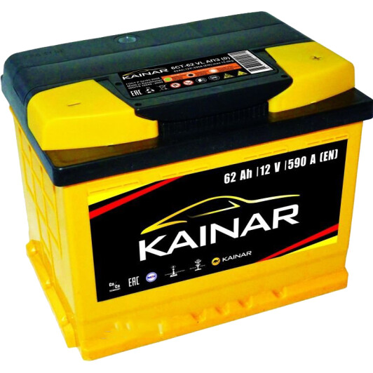 Аккумулятор Kainar 6 CT-62-L Standart+ 0622611120