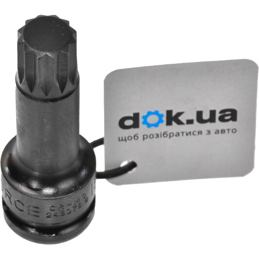 Торцева голова з битою Force 24807818 M18 1/2"