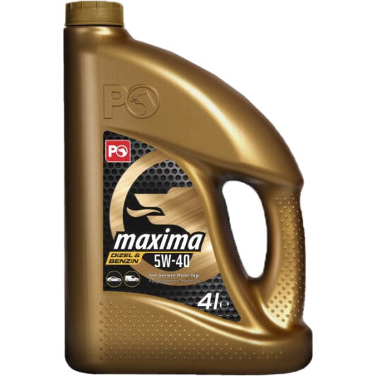 Моторное масло Petrol Ofisi Maxima 5W-40 4 л на BMW 1 Series