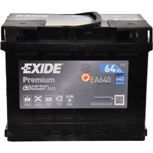 Аккумулятор Exide EA640 купить в Киеве, доставка по Украине!