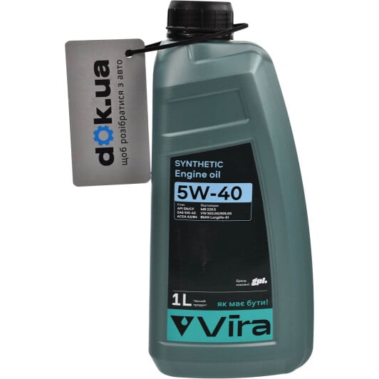 Моторное масло VIRA Synthetic 5W-40 1 л на Toyota Camry