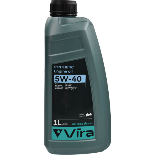 Моторна олива VIRA Synthetic 5W-40 1 л на Toyota Sequoia