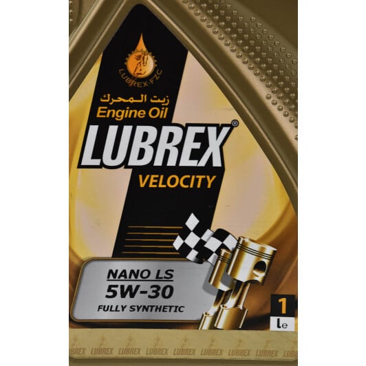 Моторна олива Lubrex Velocity Nano LS 5W-30 1 л на Renault Fluence