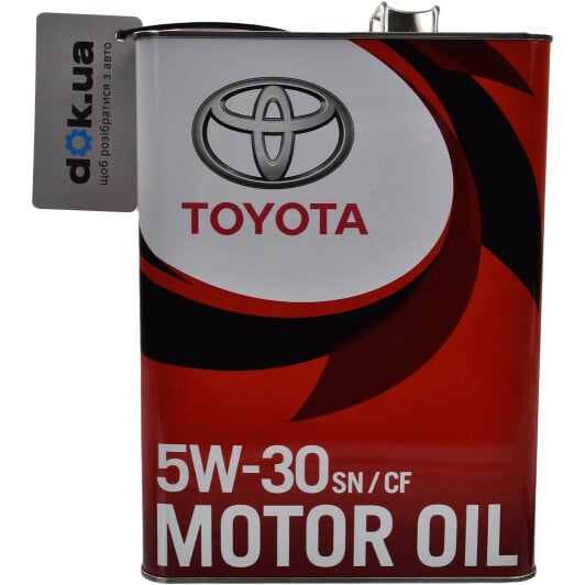 Моторна олива Toyota Motor Oil SN/CF 5W-30 4 л на Ford Mustang