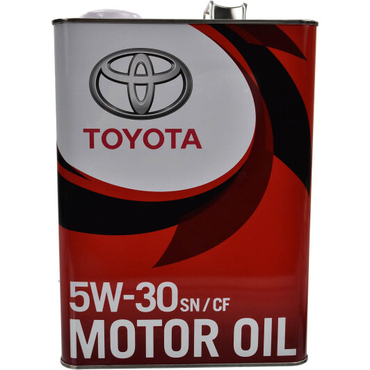 Моторное масло Toyota Motor Oil SN/CF 5W-30 4 л на Hyundai Terracan