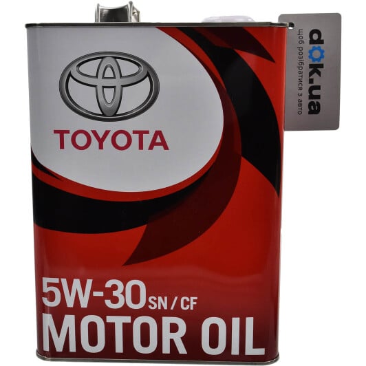 Моторное масло Toyota Motor Oil SN/CF 5W-30 4 л на Audi V8