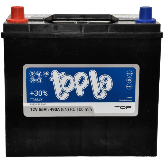 Аккумулятор Topla 6 CT-55-L Top JIS 118355