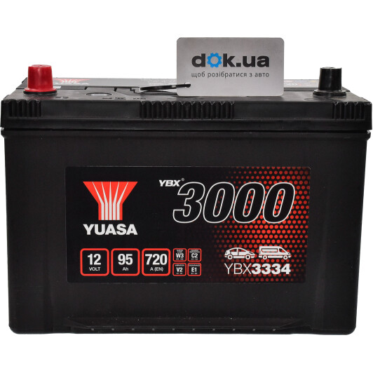 Акумулятор Yuasa 6 CT-95-L YBX 3000 YBX3334