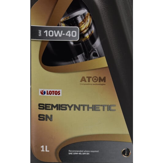 Моторное масло LOTOS Semisynthetic SN 10W-40 1 л на Chevrolet Beretta