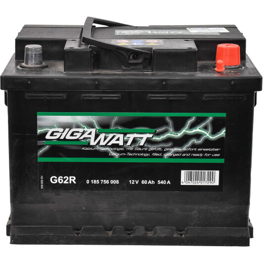 Акумулятор Gigawatt 6 CT-60-R 0185756008