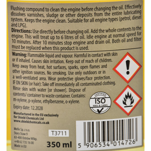 Промывка K2 Motor Flush 0,35 л