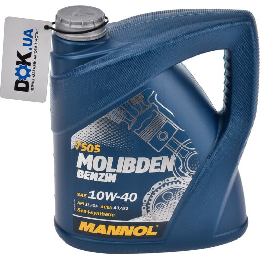 Моторна олива Mannol Molibden Benzin 10W-40 на Volvo S90