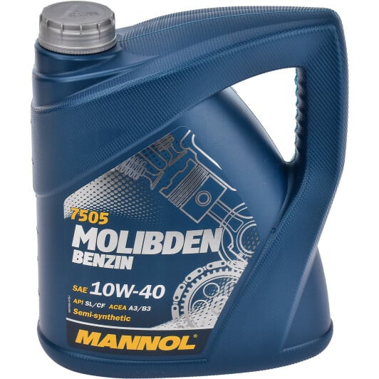 Моторное масло Mannol Molibden Benzin 10W-40 4 л на Ford Taurus