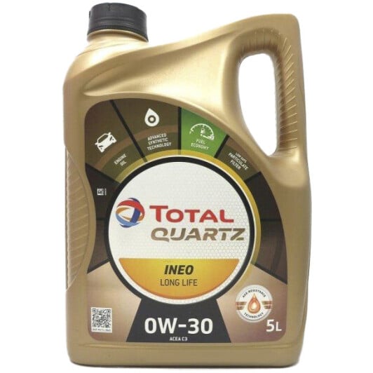 Моторное масло Total Quartz Ineo Long Life 0W-30 5 л на Rover CityRover