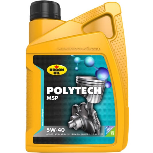 Моторное масло Kroon Oil PolyTech MSP 5W-40 1 л на MINI Clubman