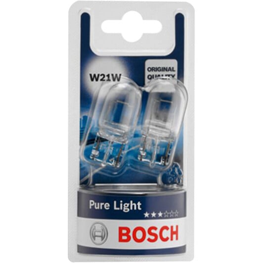 Автолампа Bosch Pure Light W21W W3x16d 21 W 1987301096