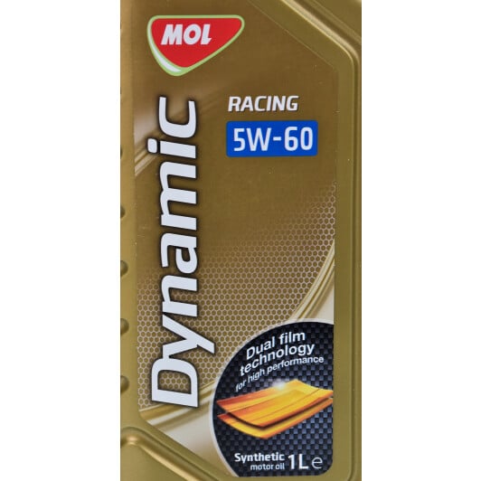 Моторна олива MOL Dynamic Racing 5W-60 1 л на Ford Mustang