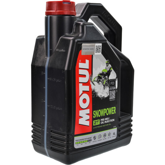 Motul SnowPower, 4 л (812207) моторное масло 2T 4 л