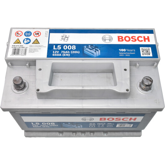 Акумулятор Bosch 6 CT-75-R L5 0092L50080