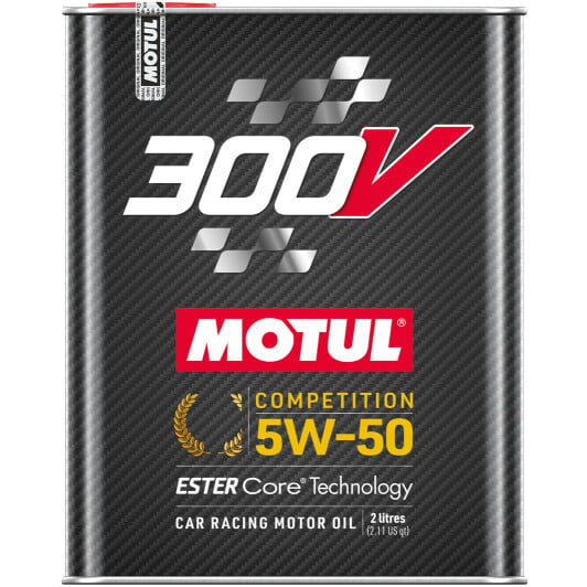 Моторное масло Motul 300V Competition 5W-50 2 л на Chevrolet Beretta