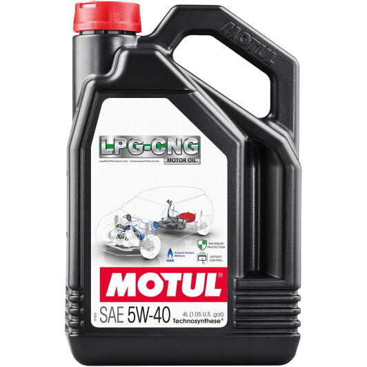Моторное масло Motul LPG-CNG 5W-40 4 л на Citroen C6