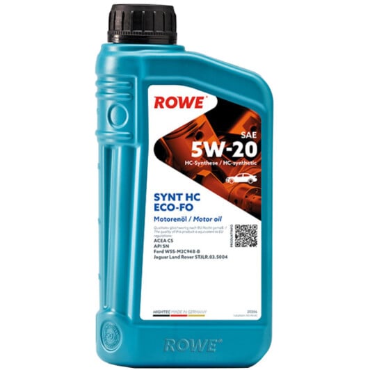 Моторное масло Rowe Synt HC ECO-FO 5W-20 1 л на Lancia Kappa