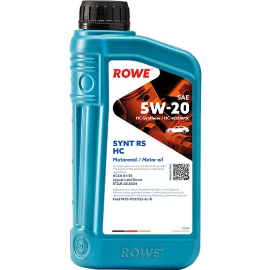 Моторна олива Rowe Synt RS HC 5W-20 1 л на Citroen ZX