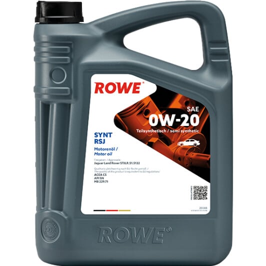 Моторное масло Rowe Synt RSJ 0W-20 5 л на Daewoo Lacetti