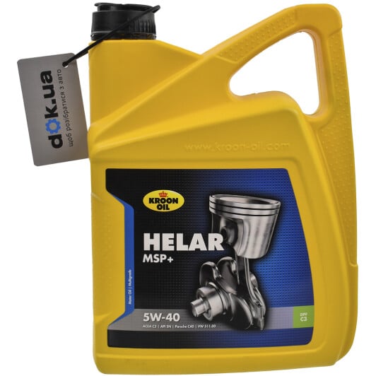 Моторное масло Kroon Oil Helar MSP+ 5W-40 5 л на Lada 2110