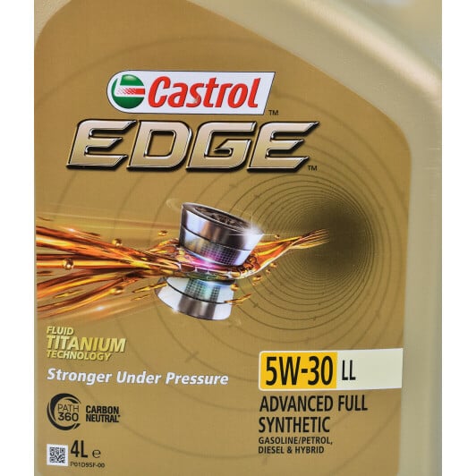 Моторное масло Castrol EDGE LL 5W-30 4 л на Citroen DS3