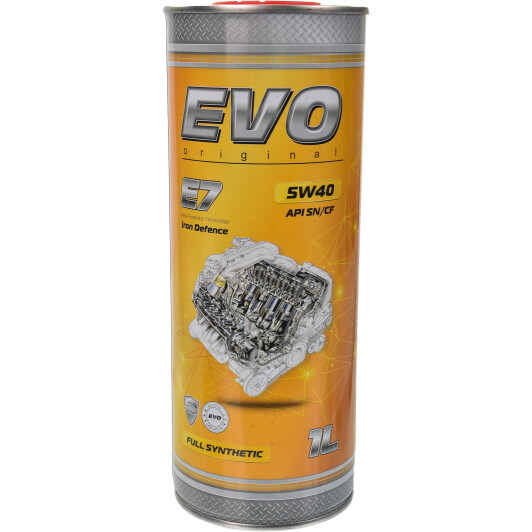 Моторное масло EVO E7 5W-40 1 л на Nissan NV200