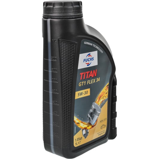 Моторное масло Fuchs Titan GT1 Flex 34 5W-30 1 л на Chery Tiggo
