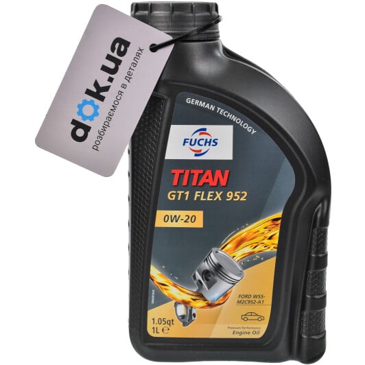 Моторна олива Fuchs Titan Gt1 Flex 952 0W-20 1 л на Citroen DS4
