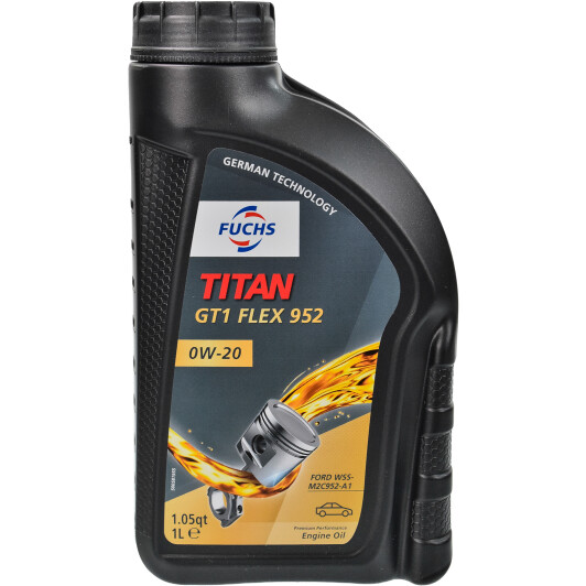 Моторное масло Fuchs Titan Gt1 Flex 952 0W-20 1 л на SAAB 900