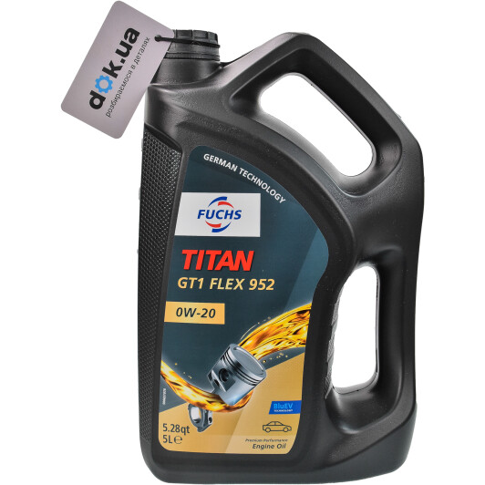 Моторное масло Fuchs Titan Gt1 Flex 952 0W-20 5 л на Daihatsu Sirion