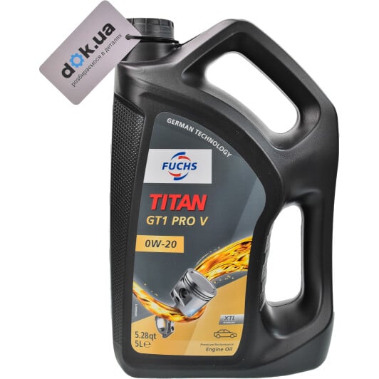 Моторна олива Fuchs Titan Gt1 Pro V 0W-20 5 л на Citroen C25