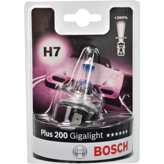 Автолампа Bosch Plus 200 Gigalight H7 PX26d 55 W 1987301145
