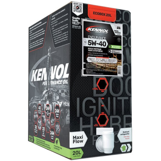 Моторное масло Kennol Endurance 5W-40 20 л на Volvo 780