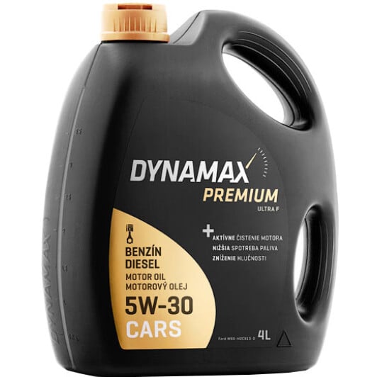 Моторна олива Dynamax Premium Ultra F 5W-30 4 л на Chevrolet Matiz