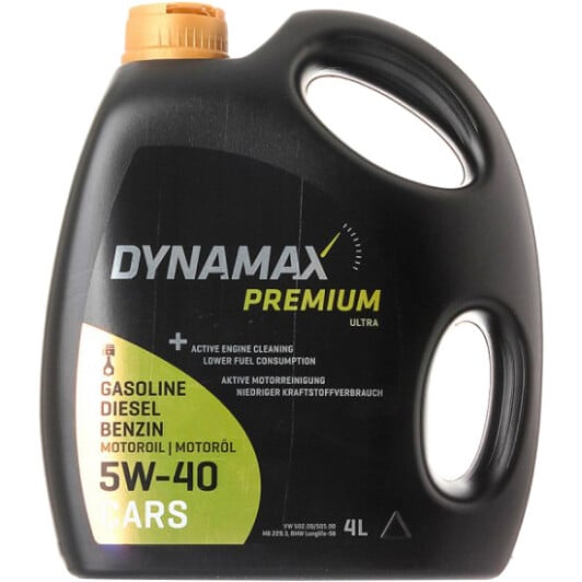 Моторное масло Dynamax Premium Ultra 5W-40 4 л на Opel Sintra